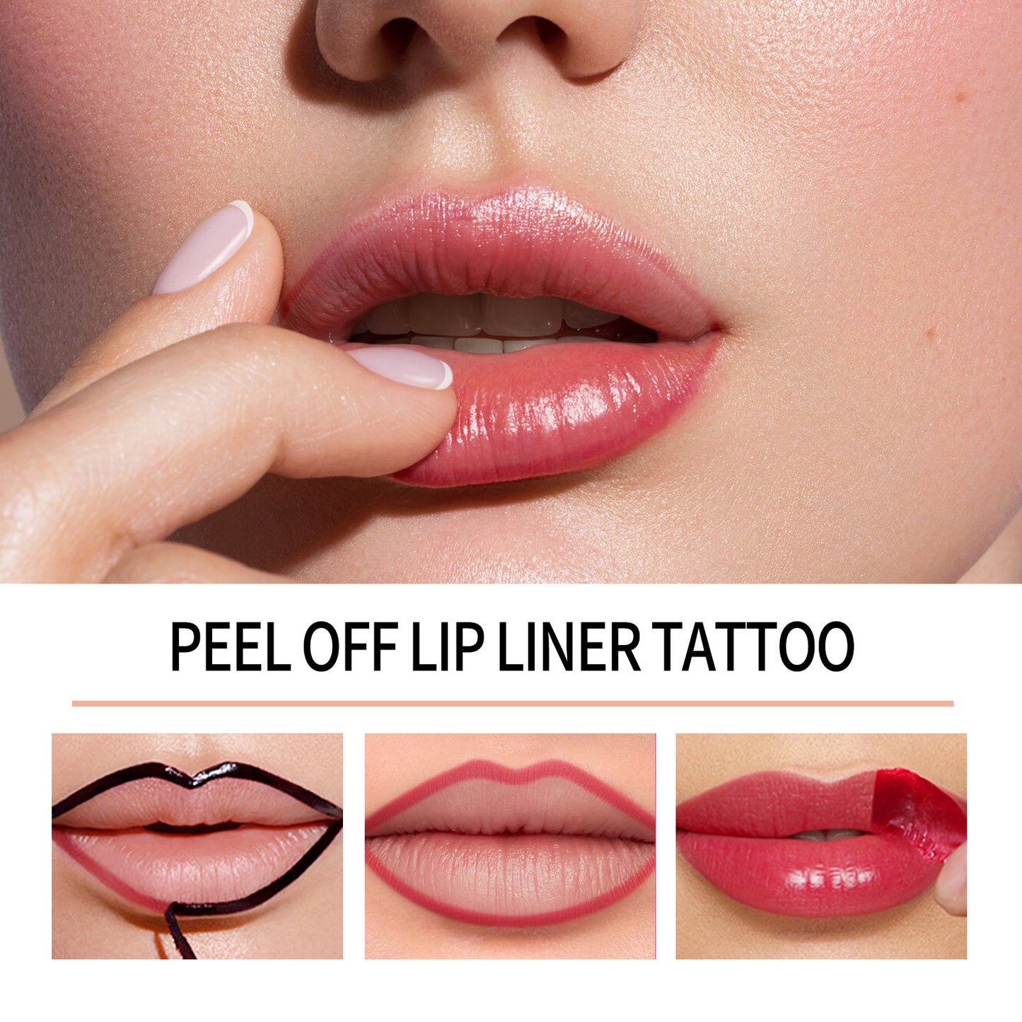 Tear Lip Liner Waterproof Lasting Non-fading Moisturizing Doodle Lip Lipstick Lip Gloss Lip Glaze Explosions Wholesale
